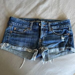 Low Rise AEO Jean Shorts